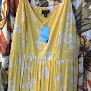 Torrid Spring Maxi Dress New With Tags Size 18 To 20